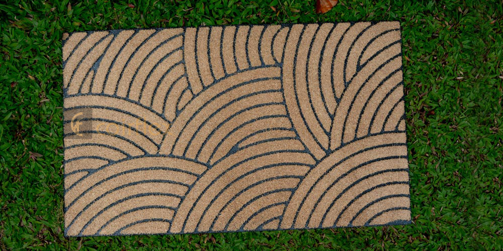 Coir Finish with Crumb Backed Mat