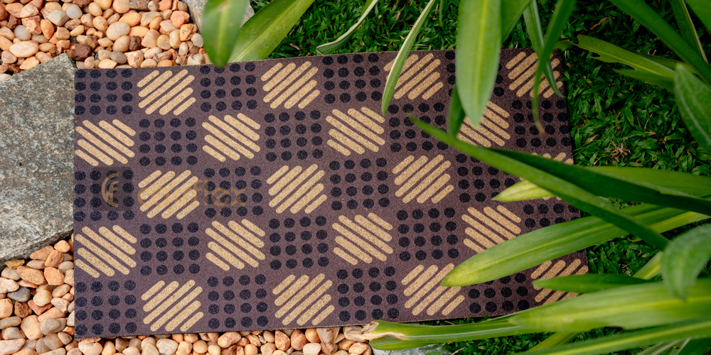 Coir Printed with Crumb Backed Mat