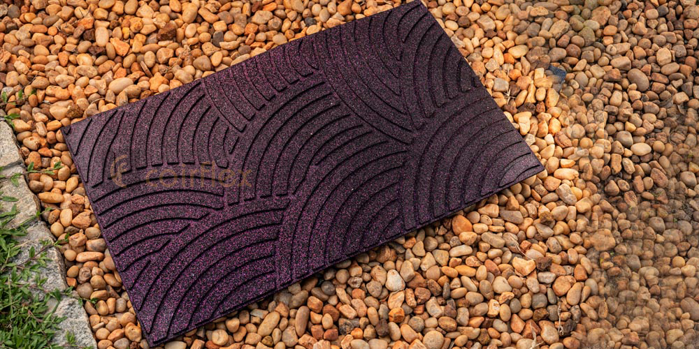 Glitter with Crumb Backed Mat