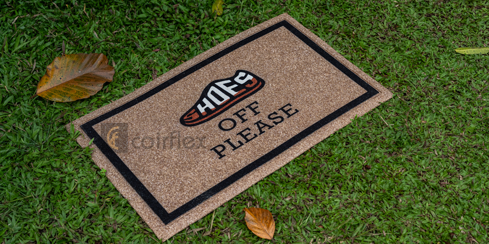 Rubber Backed Faux Coir Mat